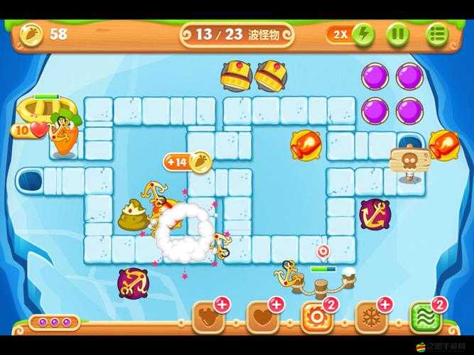 保衛(wèi)蘿卜2極地冒險第82關(guān)詳盡攻略，解鎖極地金蘿卜的必勝策略