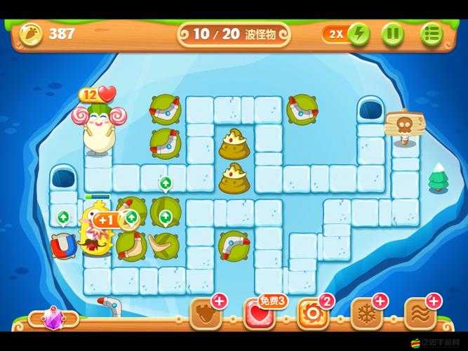 保衛(wèi)蘿卜2攻略揭秘，第29關(guān)金蘿卜獲取策略，巧妙智取怪物城堡