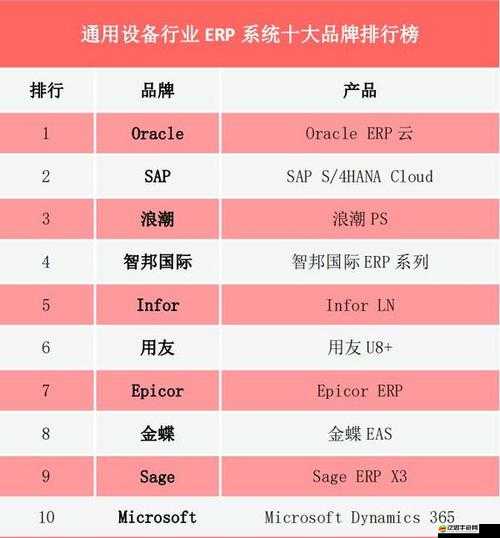 國產十大 ERP 軟件，誰與爭鋒