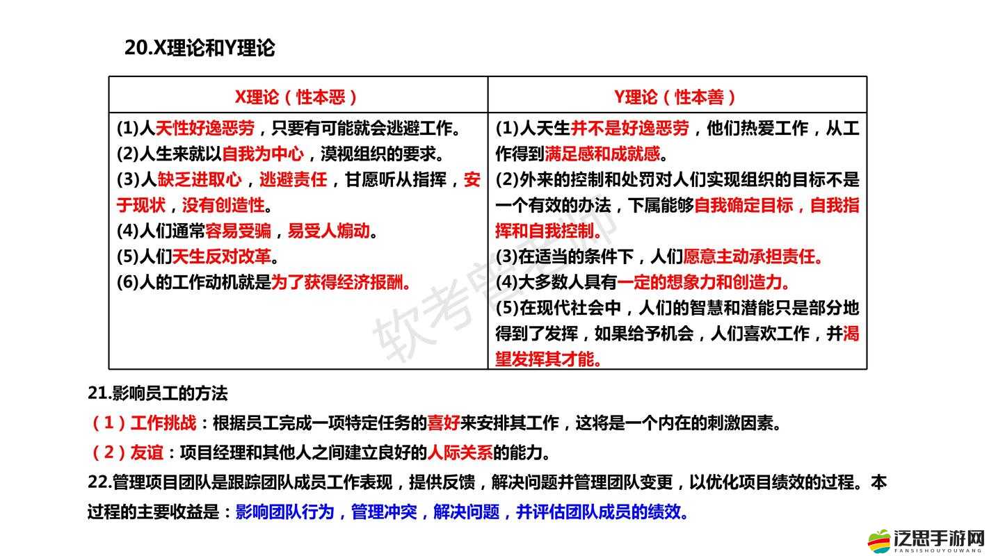 從人性理論與 X 理論-Y 理論的關系看人類行為的激勵與管理