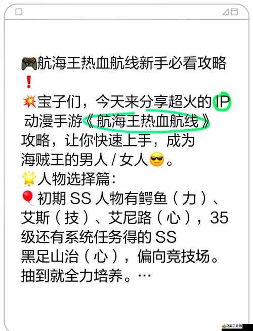 航海王熱血航線全面解析，弗蘭奇一家近況任務(wù)詳細攻略指南