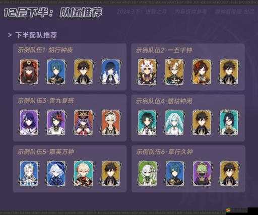 原神擴散深淵通關攻略，高效陣容搭配與策略推薦詳解