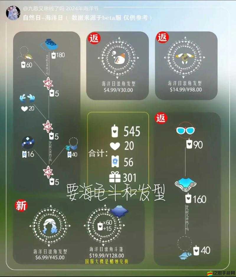 光遇海洋節活動正式上線時間及其國服特色內容全面介紹