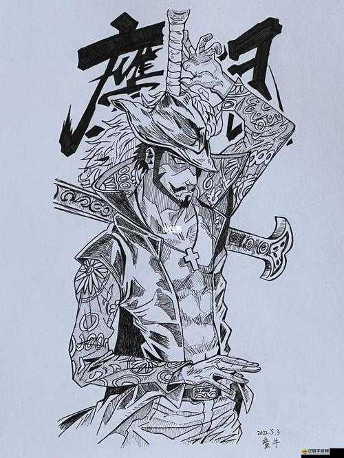 航海王熱血航線角色創作指南，詳細步驟教你如何繪制鷹眼米霍克
