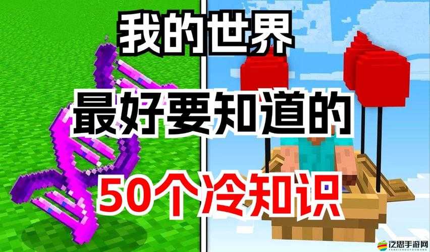 揭秘我的世界游戲中四個鮮為人知的冷知識與秘密