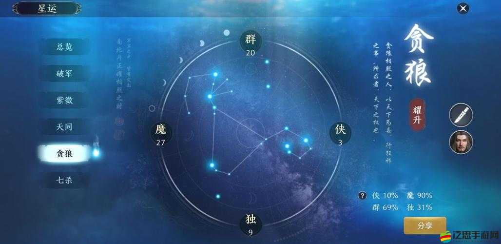 深入剖析天涯明月刀游戲，揭秘星運(yùn)系統(tǒng)的獨(dú)特魅力與深層奧秘