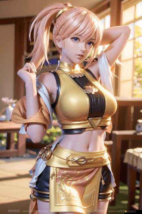 3dmax 動漫姬小滿-一個充滿魅力與活力的動漫形象