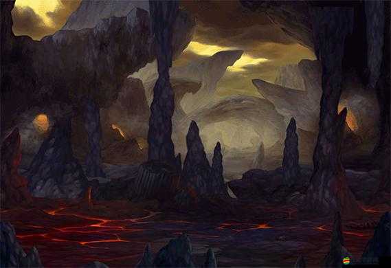 西方魔幻題材颶風席卷而來，獵龍高手震撼戰斗場景原畫首次曝光