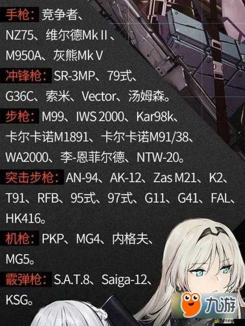 少女前線游戲中95式步槍專屬裝備獲取方法與途徑詳解