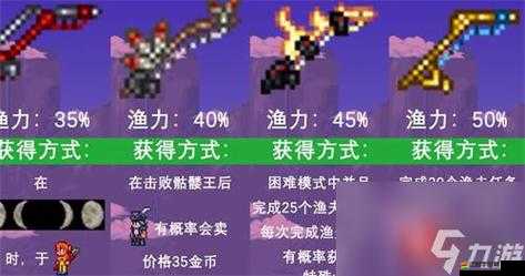 泰拉瑞亞游戲中哪個釣魚竿最好用，詳細對比分析及推薦