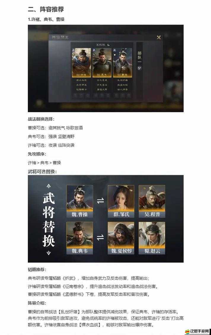 如何攻克我大哥劉備許褚？許褚關卡最強陣容深度解析揭秘？