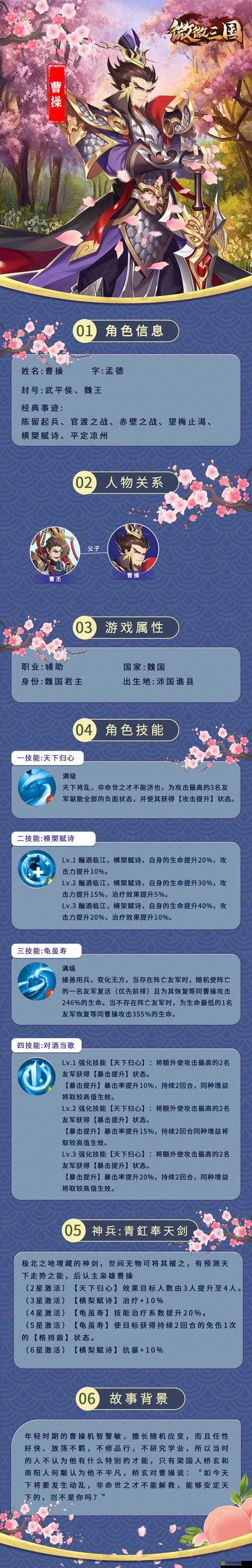 手游巨作大牌三國中，魏國武將曹操究竟有何非凡之處？