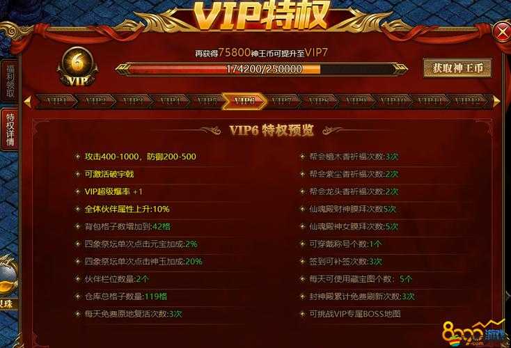 VIP等級禮包究竟隱藏哪些尊享特權？逐級解鎖帶你一探究竟！