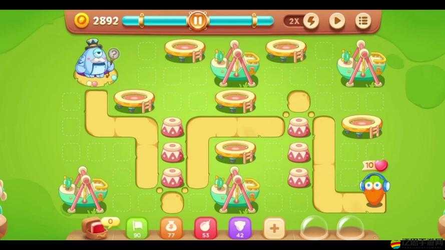 保衛(wèi)蘿卜3游樂(lè)場(chǎng)第14關(guān)金蘿卜攻略：5步通關(guān)技巧+炮塔布局路線規(guī)劃詳解（附隱藏彩蛋解析）